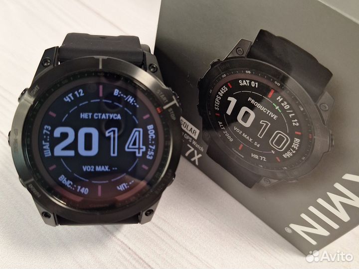 Часы Garmin Fenix 7X Sapphire Solar Titanium идеал
