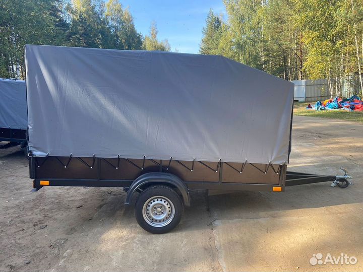 Прицеп одноосный 3.0х1.5 бортовой усиленный