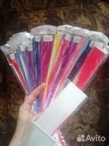 Цветные пряди на заколке в подарок