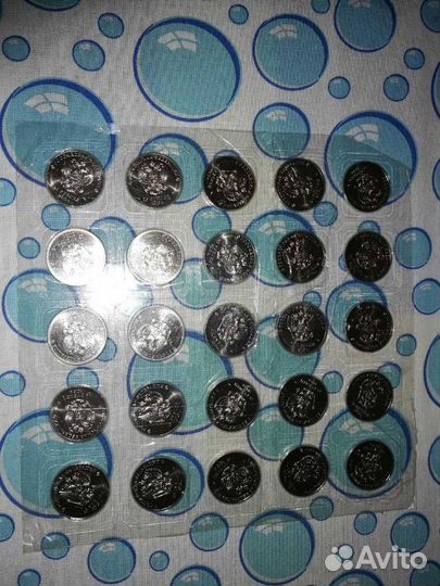 Олимпийские монеты лучик и снежинка