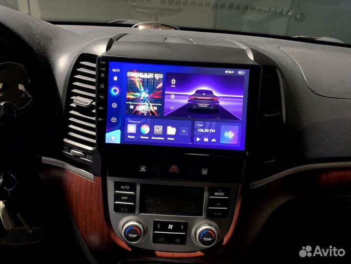 Магнитола Teyes CC3 6/128 для Hyundai Santa Fe 2