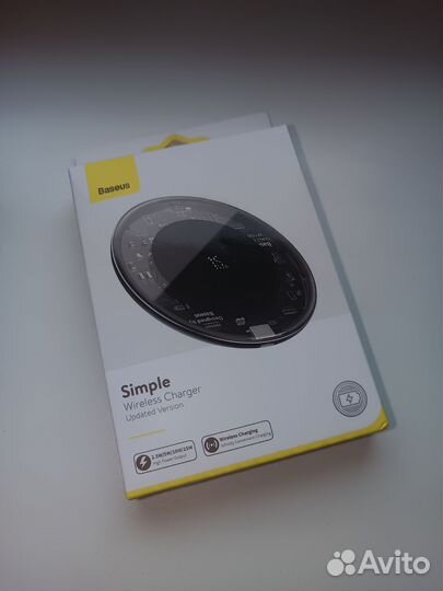 Беспроводная зарядка 15w baseus iPhone/android