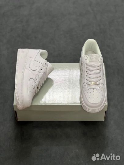 Кроссовки nike air force 1 кожа