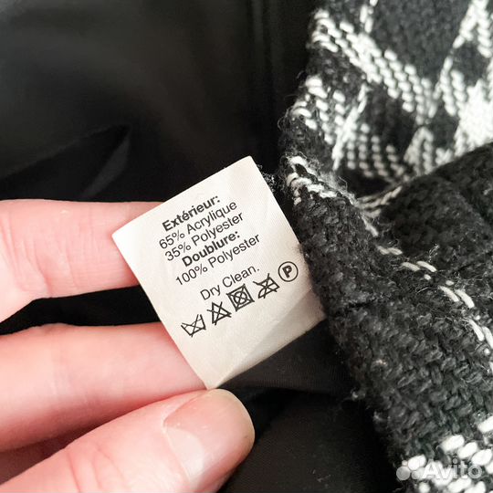 JCrew твидовая юбка мини M