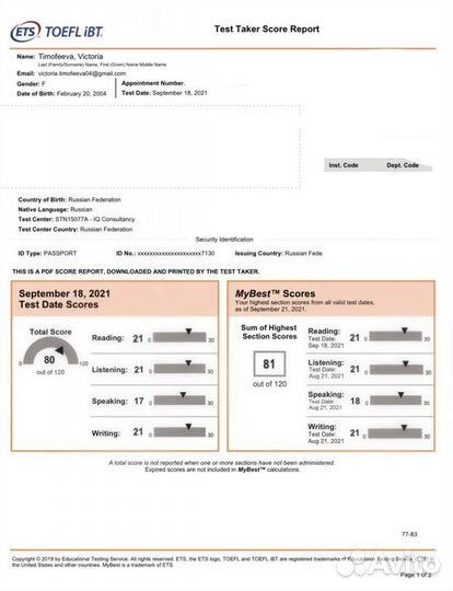 Репетитор по английскому языку