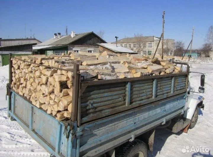 Дрова березовые колотые