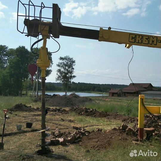 Электромонтаж, услуги аренда ямобура