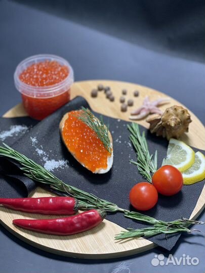 Красная икра горбуши