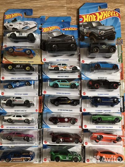 Hot wheels, модели 1/64