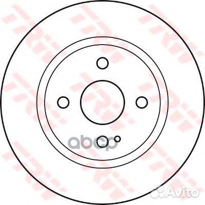 Диск тормозной перед DF4966 TRW