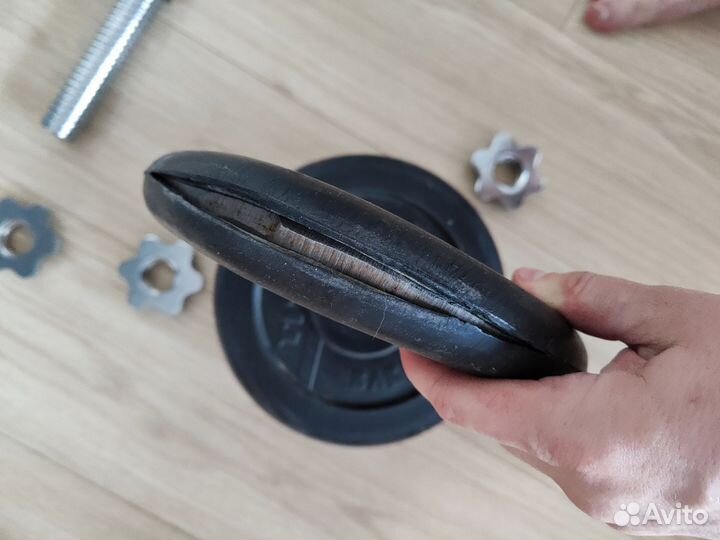 Гантели разборные 10 кг 2 штуки