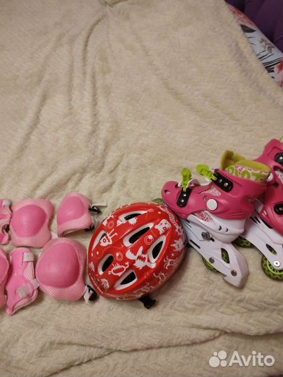 Роликовые коньки детские раздвижные