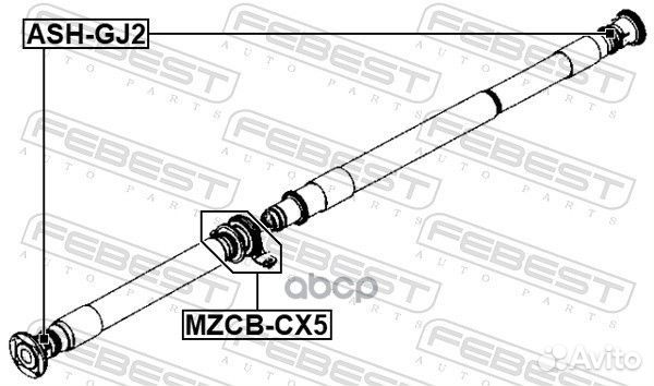 Подшипник подвесной Mazda CX-5 KE 11 mzcbcx5