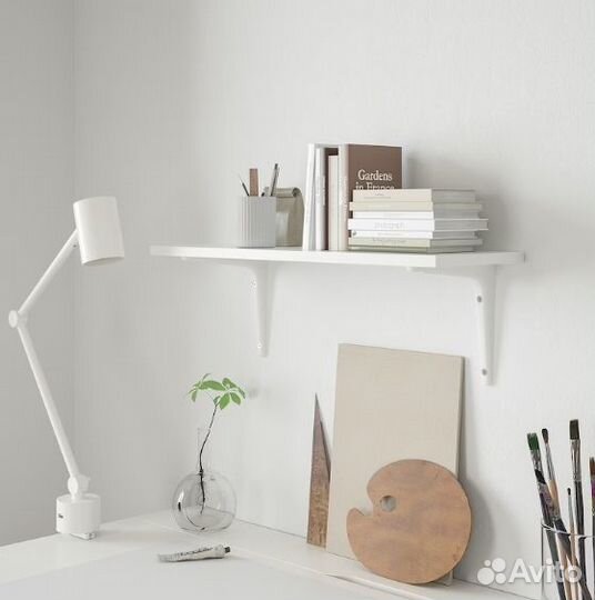 Полка навесная Икеа Бургульт/Сибгульт 59х20х2