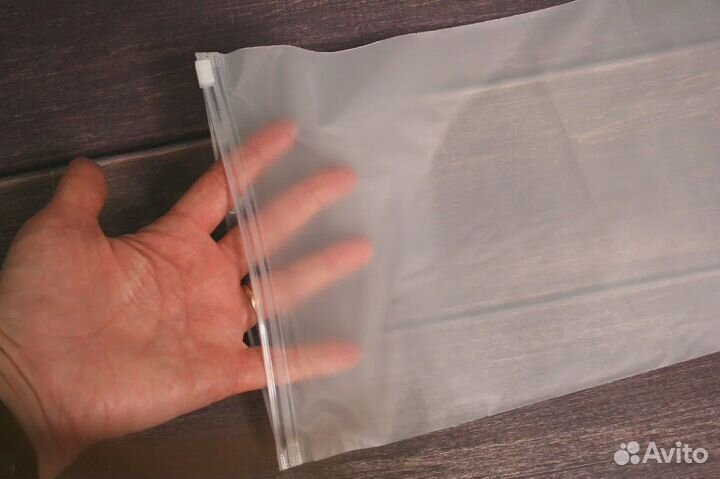 Зип лок с бегунком для одежды премиум, 60*80 см