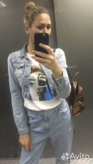 Джинсовая куртка topshop (s)