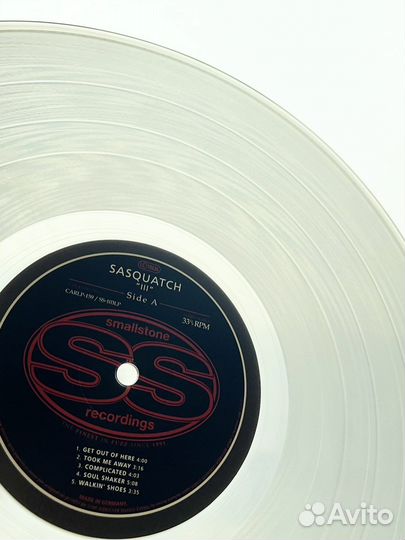 Sasquatch - III LP ltd clear 180g