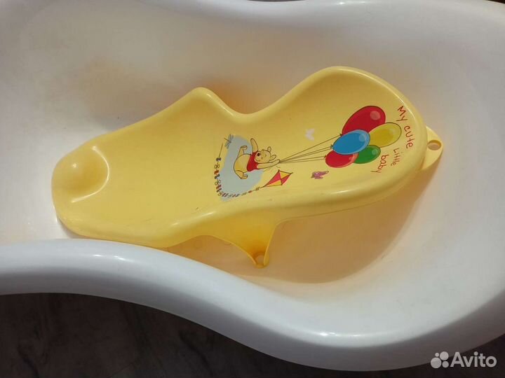 Ванночка для купания с горкой