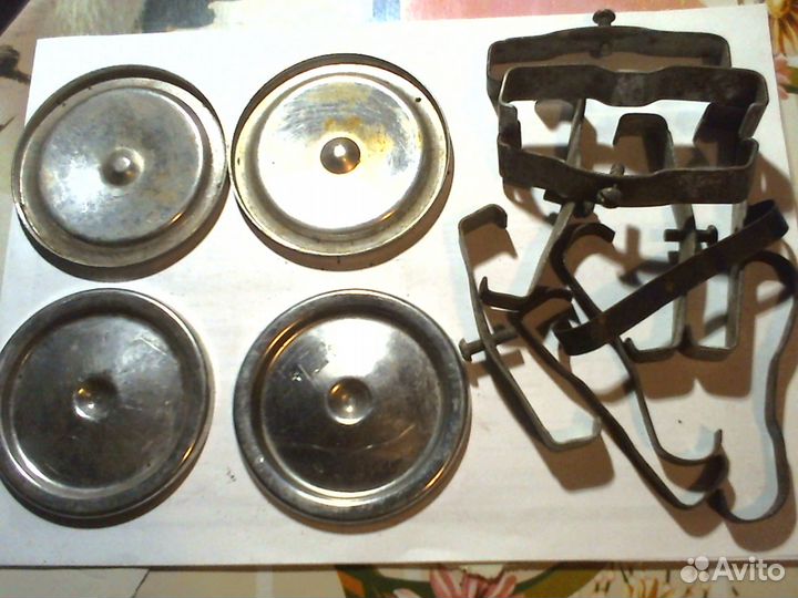 Крышка на банку из нержавейки+ хомут, прокладка