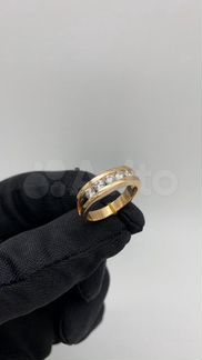 Кольцо дорожка с бриллиантами 0.52 ct