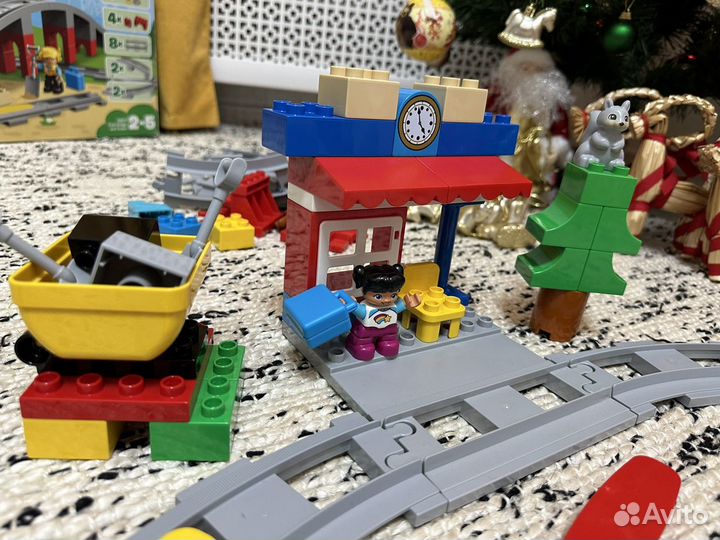 Lego duplo поезд на паровой тяге