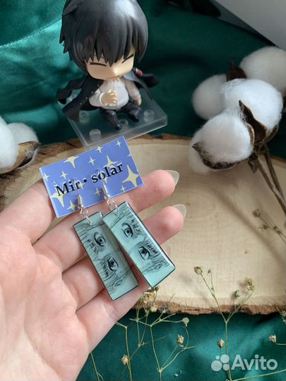 Анимэ, геншин импакт серьги