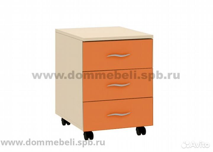 Тумба с 3 ящиками 24.2 Дельта дуб молочный/венге