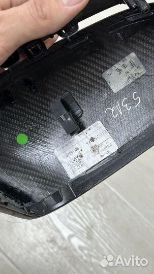 Накладки зеркал (ушки) carbon BMW 8