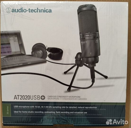 Новый Audio technica AT2020 usb+