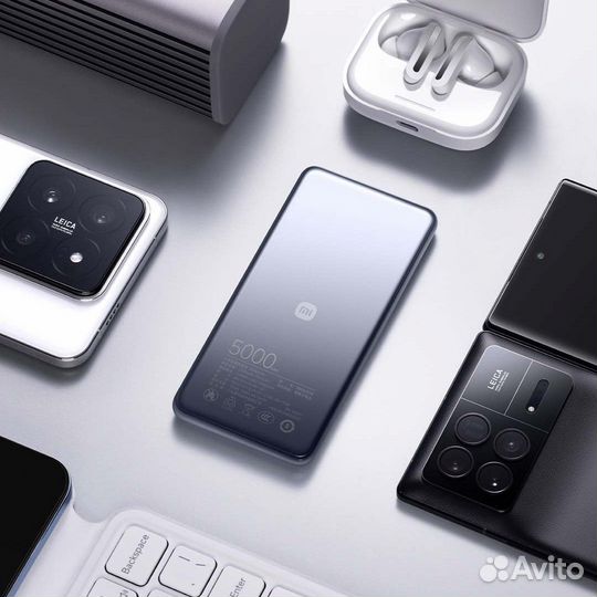 Ультратонкий внешний аккумулятор Xiaomi ultra-thin