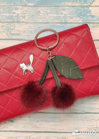 Брелок из натуральной норки