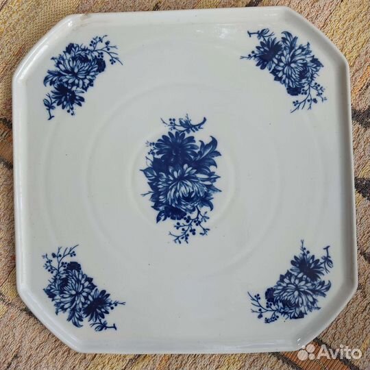 Блюдо стеклянное бу, обмен