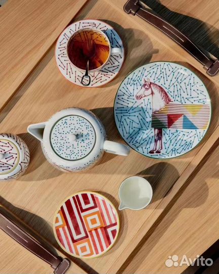 Чайный сервиз Hermes Hippomobile на 4 персоны