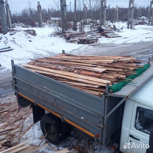Горбыль березовый на дрова
