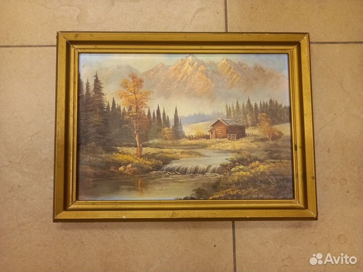 Картина на акв. бумаге 25 на 35