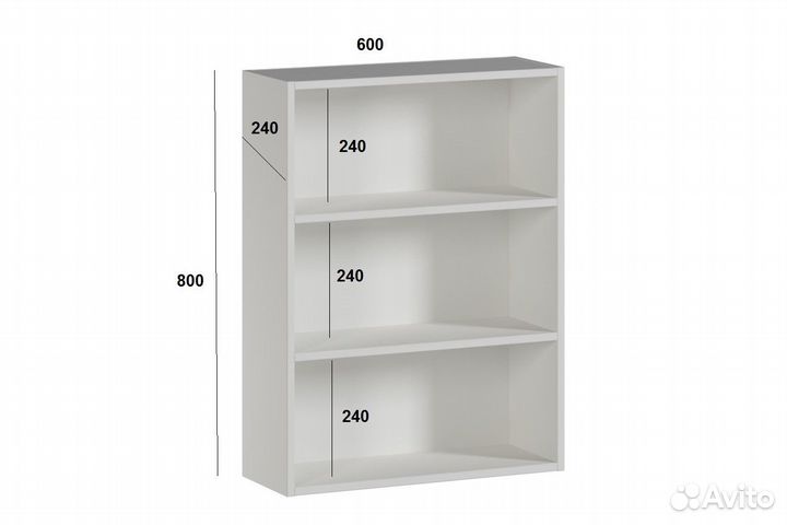 Шкаф навесной Genesis 600