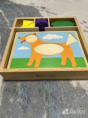 Melissa&Doug Трафарет и блоки “Первые навыки“