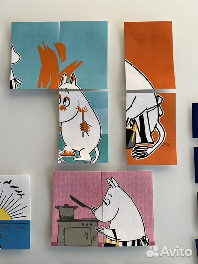 Наклейки Муми-тролли Лента Муми-трогательная зима