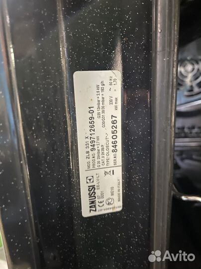 Газовый духовой шкаф zanussi