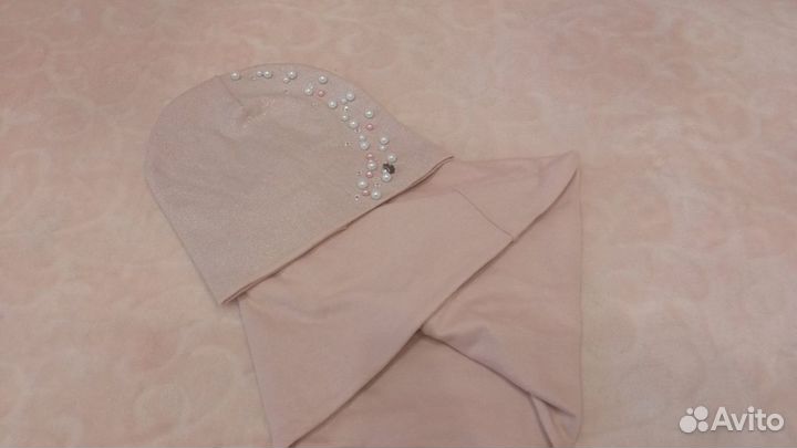 Шапка и снуд для девочки