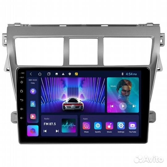 Магнитола Тойота Ярис 2007-2013 Андроид 2+32Гб