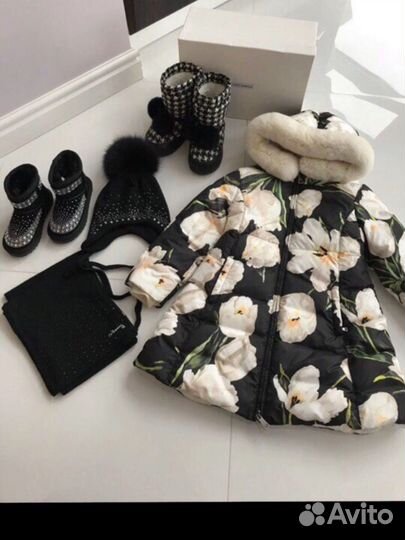 Пальто для девочки dolce gabbana