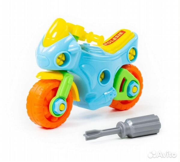 Конструктор-транспорт Мотоцикл 25эл., 78209