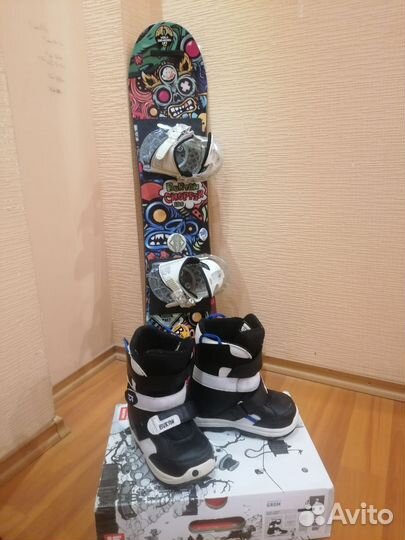 Ботинки для сноуборда burton детские