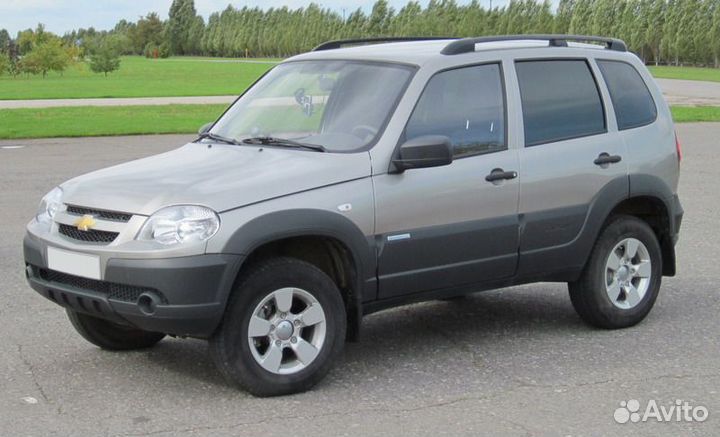 Рейлинги Chevrolet Niva 2002-2020 чёрный