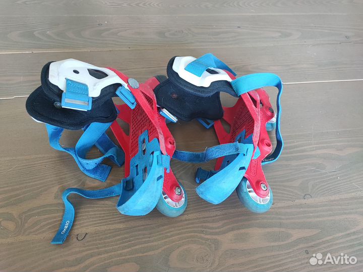 Ролики детские для ботинок oxelo 28-30