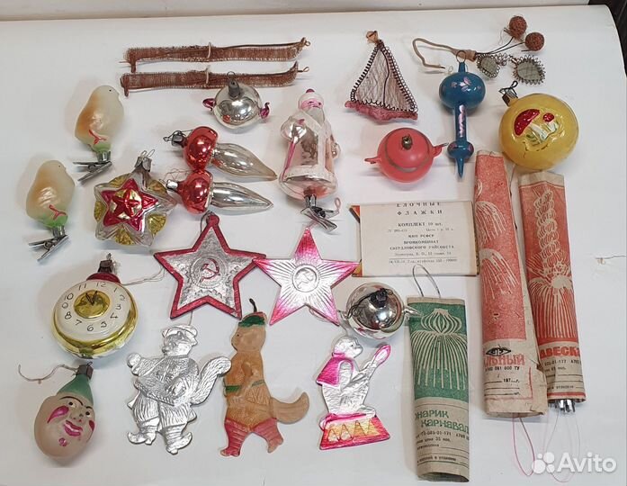 Елочные игрушки СССР