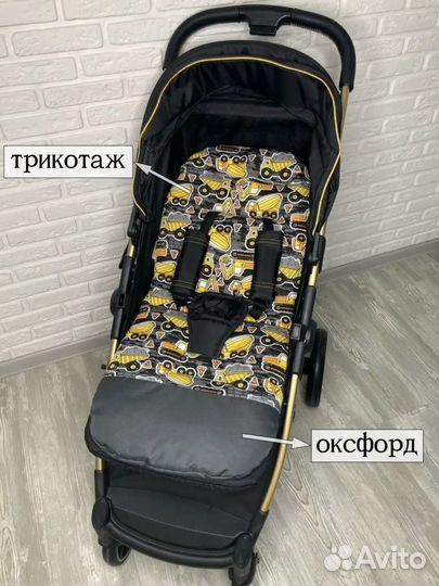 Матрасик двухсторонний в коляску