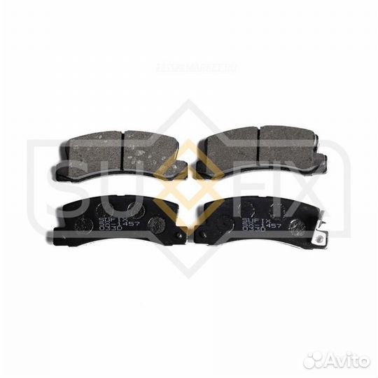 Sufix SX-1457 Колодки тормозные дисковые зад прав