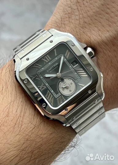 Часы Cartier Santos De Cartier Dual Time 40mm